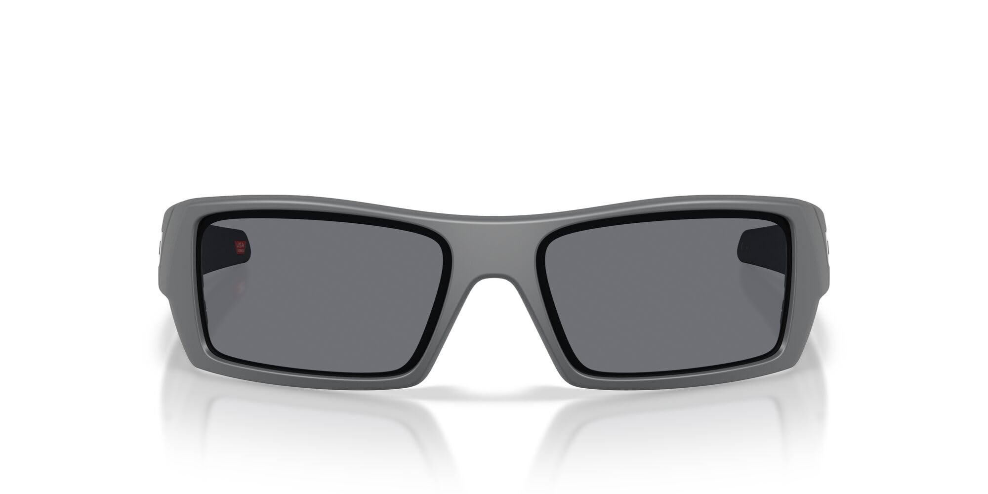 Oakley Mens OO9014 Gascan Rectangular Sunglasses,Matte Carbon/Grey,60mm