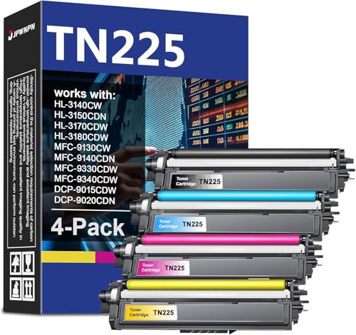 Image of TN225 Toner Cartridges Replacement for Brother TN221 TN-225 Toner
