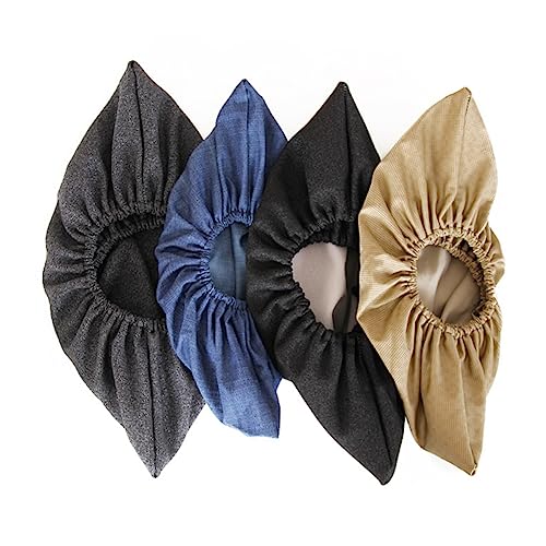 SOLUSTRE 1 Par Esfregões Glob Esfregão De Microfibra Capa De Botas Não Tecida Capas De Sapato Capa D