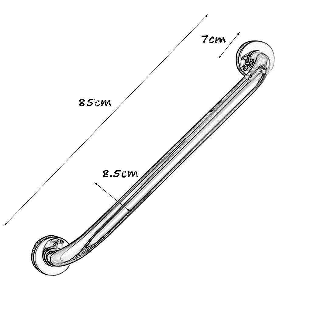Barra de Agarre para Baño, Apoyabrazos del Cuarto de Baño,Barras de apoyo Manija Soporte de seguridad Pasamanos, Barra de apoyo para baño-SUS 304 Acero inoxidable Pasamanos de apoyo de cromo