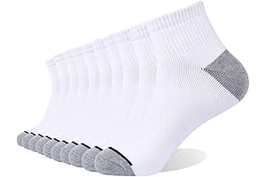 EnerWear 10 Pack Mens Ankle Cut Socks