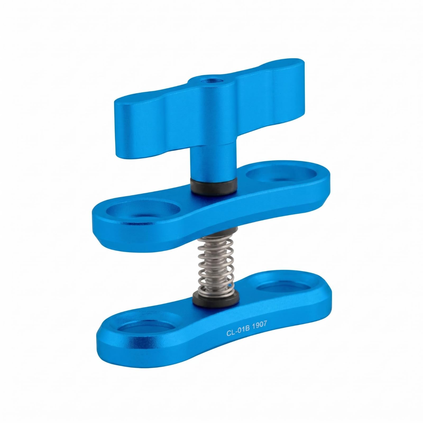 Ball-Head Compatible Aluminum Butterfly Clamp Hand-Tightened Butterfly Clamp, Blue-image-45