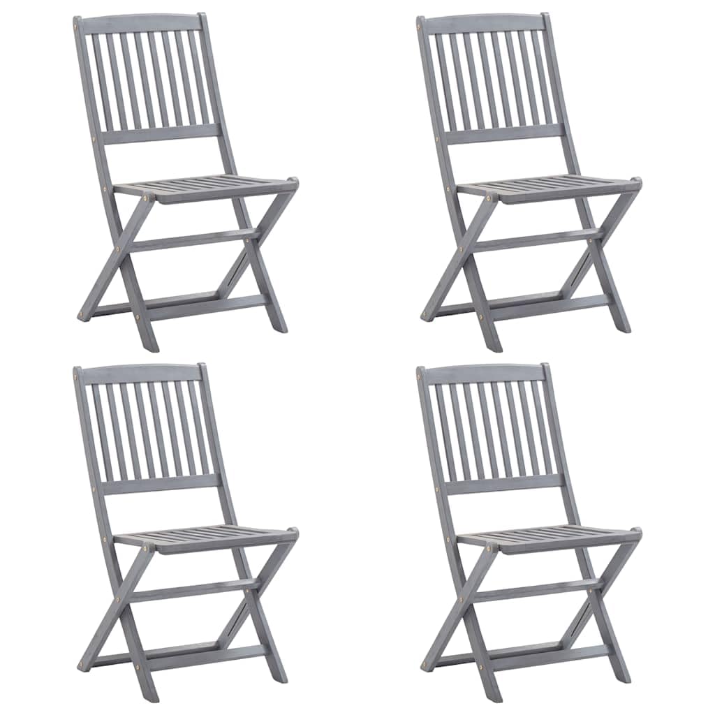 Chaises d'extérieur pliantes et résistantes aux intempéries en bois
