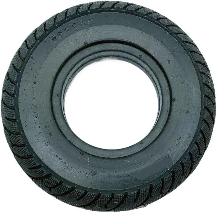 XIBANY Motorized Scooter Solid tyre Wheels 200X50 for Electric Scooter Balancing Scooter 8 inch Non-Inflatable tyre Explosion-Proof tire Electric skatebo Motorized Scooter(Front Wheel tyre)