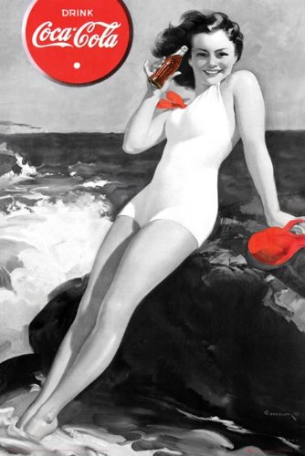 Coca Cola - Girl - 61X91,5 Cm Affiche / Poster