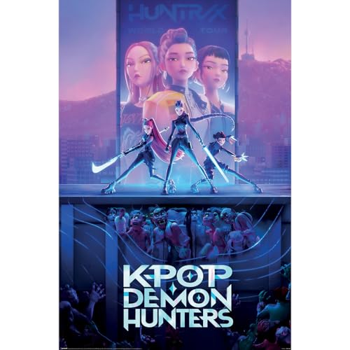 Close Up K-POP DEMON Hunters (KEY ART) MAXI POSTER 91,5 cm x 61 cm Maxi Poster -...