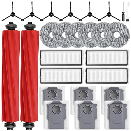 26 Stück Zubehörset für Roborock Qrevo S/Qrevo Pro/Qrevo MaxV Saugroboter
