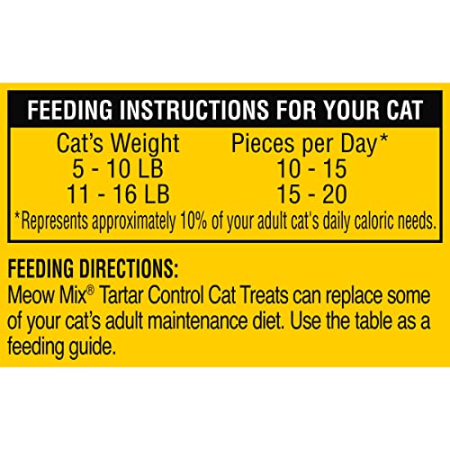 Meow Mix Ocean Explosion Tartar Control Cat Treats, 2.1 Ounce Pouch (Pack Of 12) #TOP2