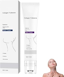 Crema de Cuello de Colágeno, Firming Neck Cream, Crema Cuello y Escote | Con 3D Roll-On de Masaje, Hidratación Intensiva, Reafirma y Tensa, Elasticidad e Hidratación (50g)