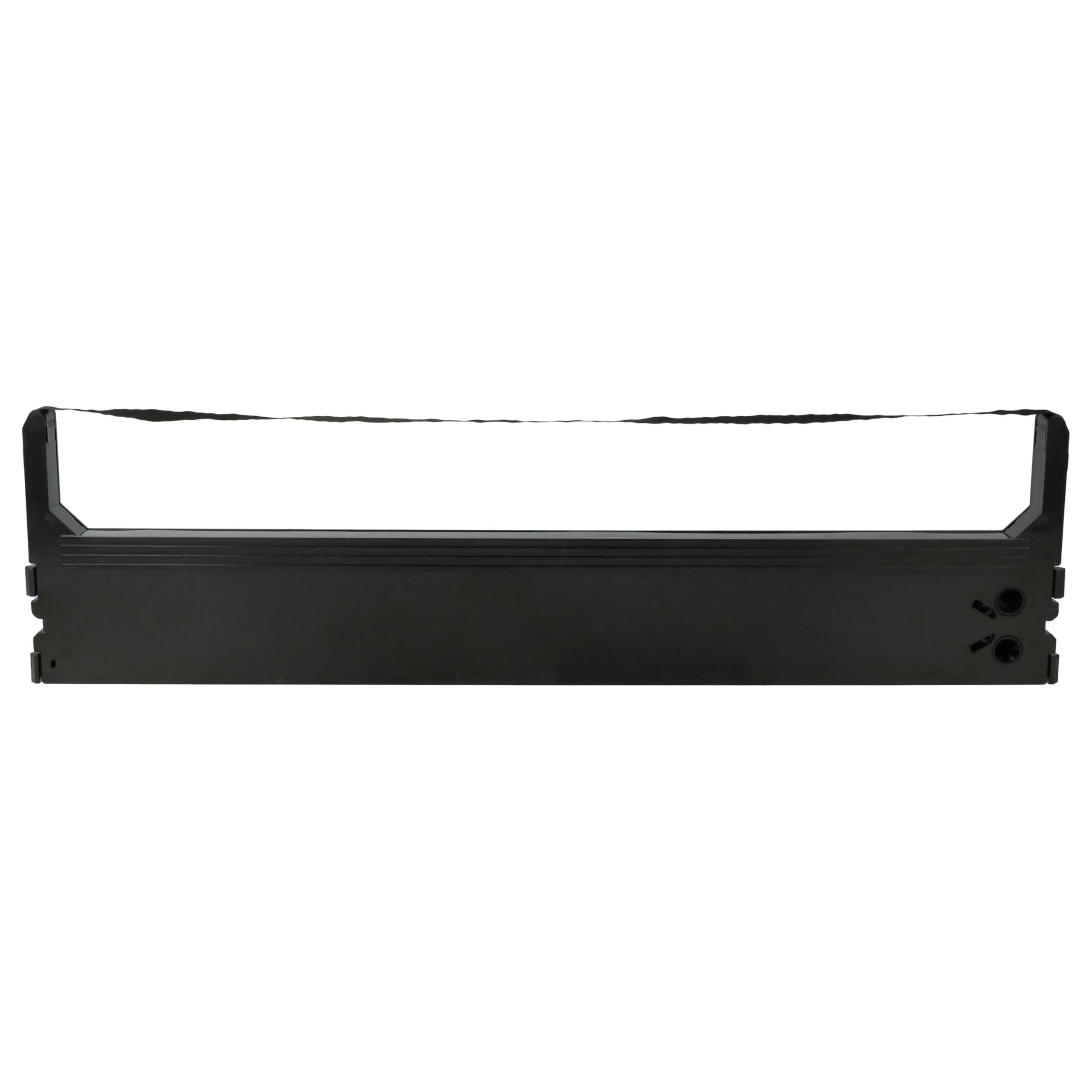 vhbw 5 x taśma barwiąca kompatybilna z drukarką igłową Commodore SC 5920, MPS 1250, 1200 P, MPS 1200 P, MPS 1200, drukarka bonowa - czarna