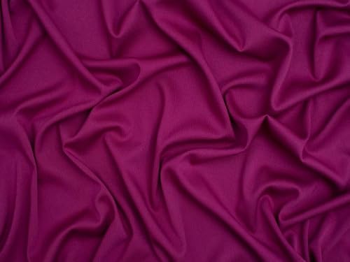 Minerva Core Range Clover Stretch Woven Viscose Twill Fabric for Dressmaking - 145cm Wide - per metre