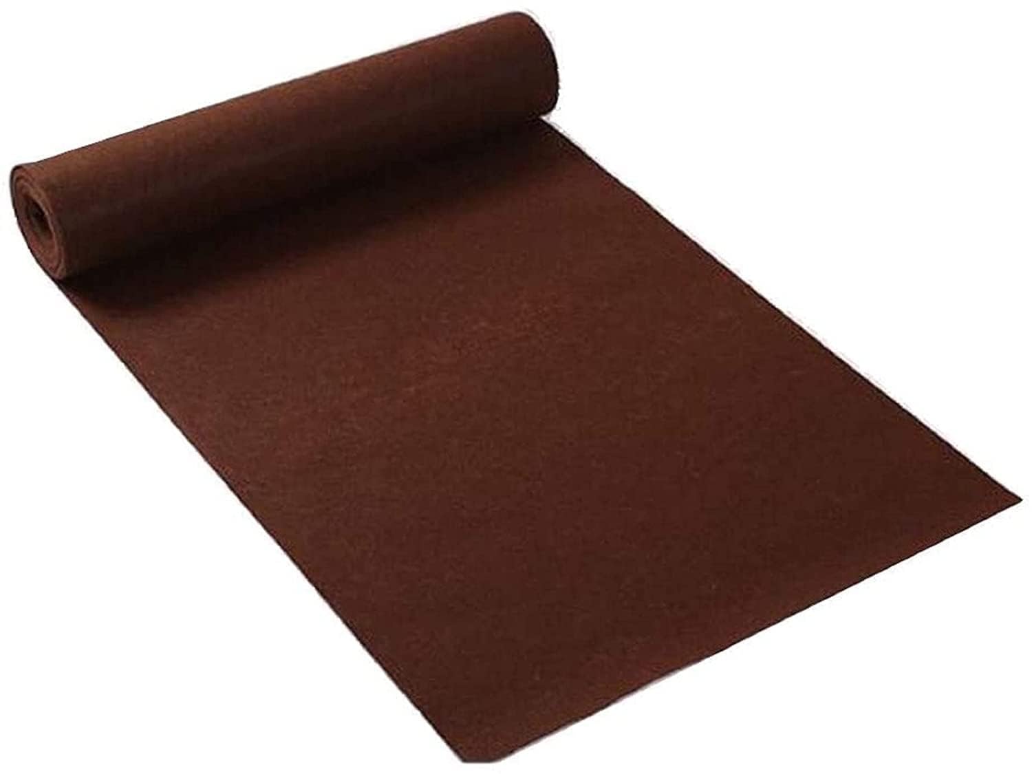 Weavon Floor Mat Carpet for Party Hall Events Marriage Function,Event,Kitchen,Living Room,School Function Decoration Floor Runner&Awards Night Party(Size-6x15feet),Color-‎Brown-E1