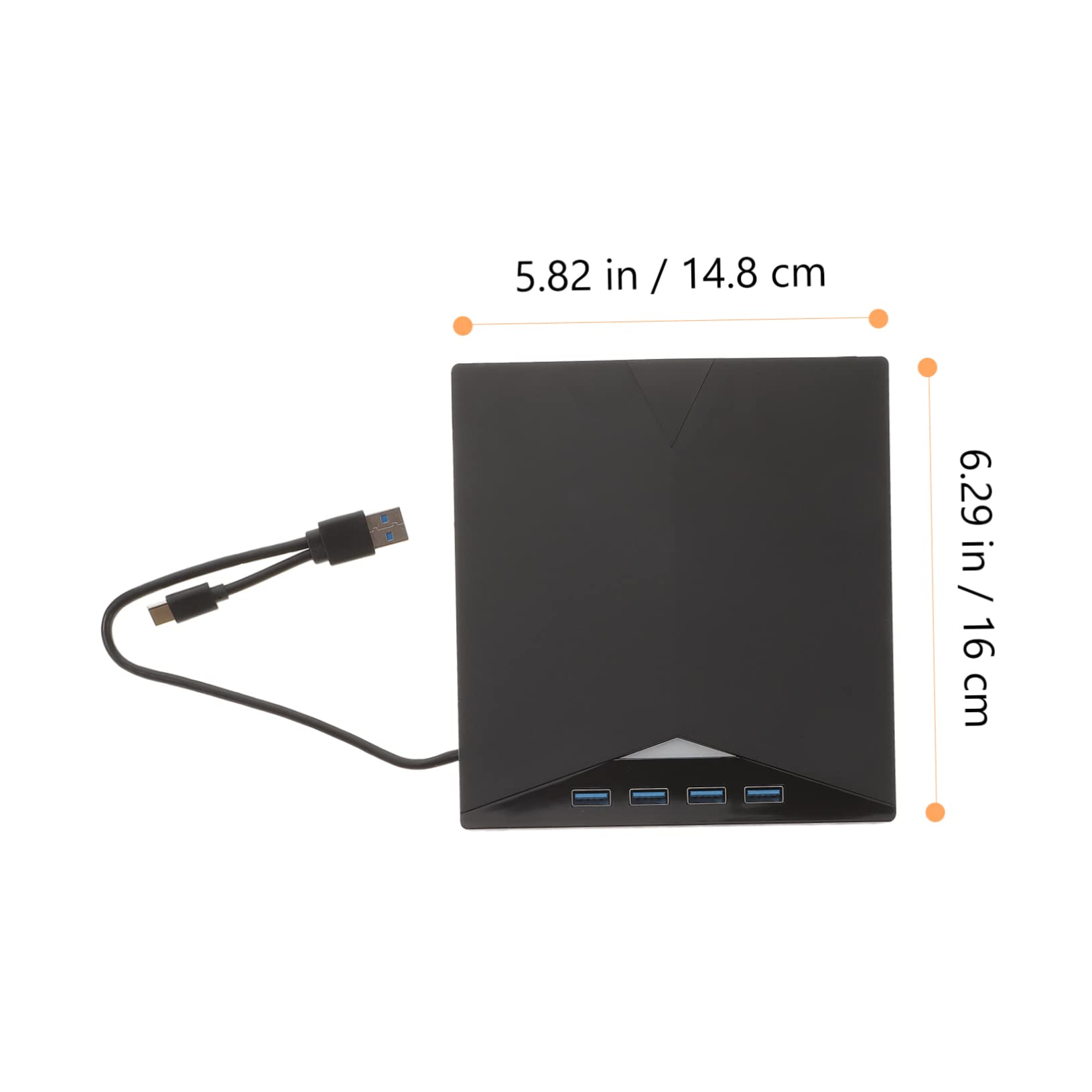 VILLCASE Portable External Cd Drive DVD Writer for Laptop Cd Burner Silent Operation Fast Data Transfer