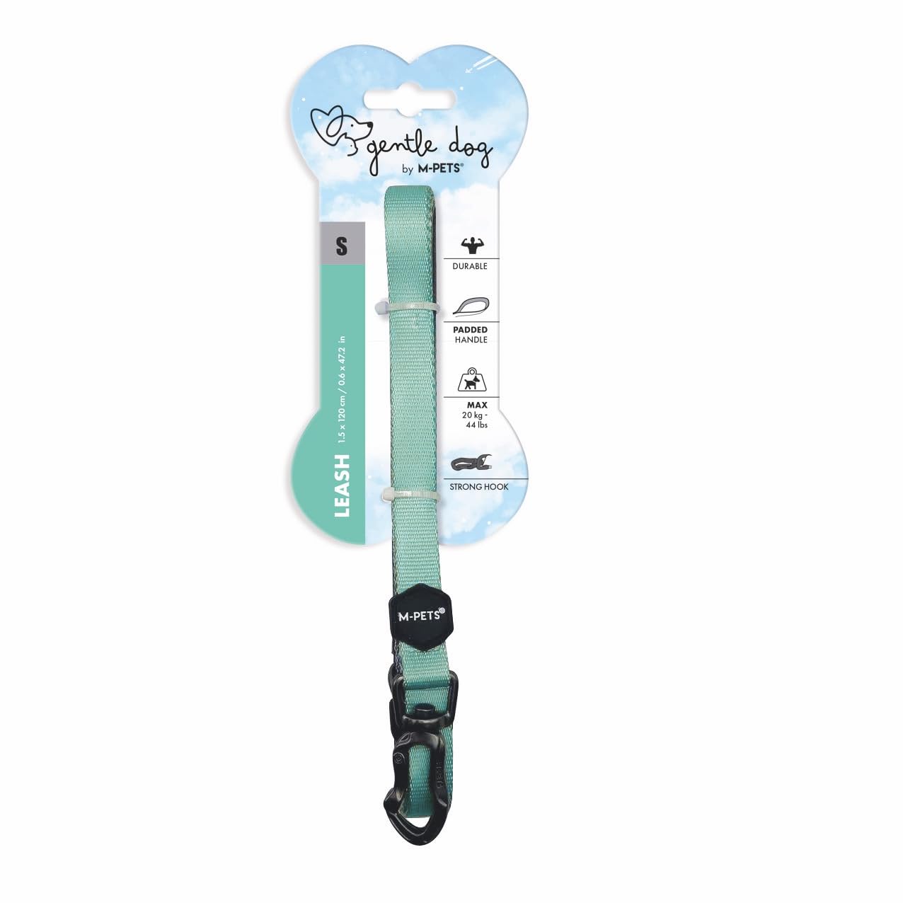 M-PETS GENTLE DOG GEZDİRME KAYIŞI (S) GREEN
