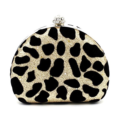 Kingluck Leopard Design Leatherette Wedding Special Occasion Clutches