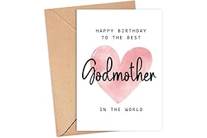 Happy Birthday To The Best Godmother In The World Card