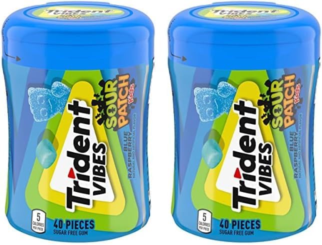Trident Vibes SOUR PATCH KIDS Redberry Sugar-Free Chewing Trident Vibes SOUR PATCH KIDS Redberry Sugar-Free Chewing