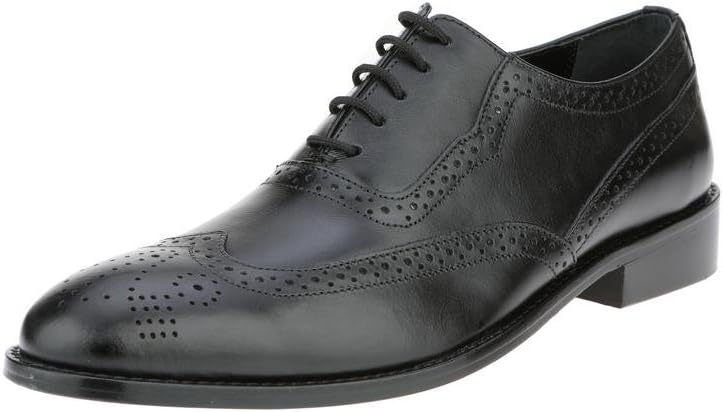 LIBERTYZENO Sapato social masculino Oxford com cadarço e bico polido para adultos para presente de Páscoa