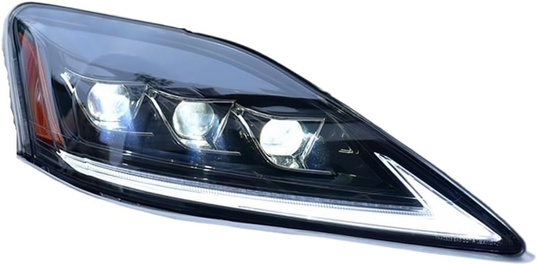 ヘッドライトアセンブリと互換性レクサス IS 2006-2012 IS250 IS300 フル LED 光源 LED シーケンシャル