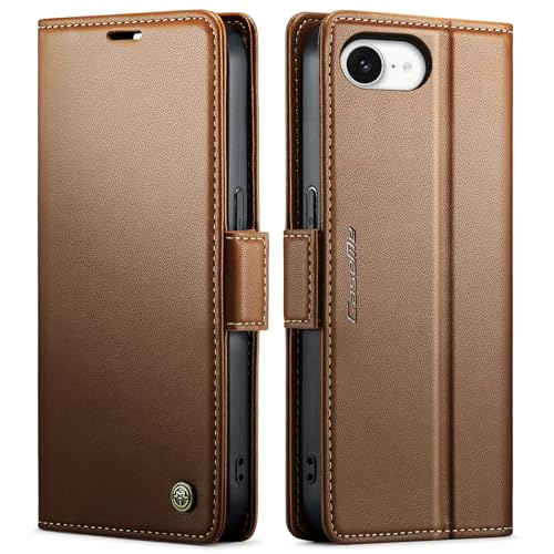Coque iPhone 16e avec blocage RFID et pochette portefeuille portefeuille