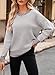 Dokotoo Womens Plus Size Sweaters Crew Neck Striped Color Block Comfy Ribbed Knit Tops Cute Casual Loose Chunky Long Pullover Sweater Womens Fall Fashion 2024 Gray XX-Large