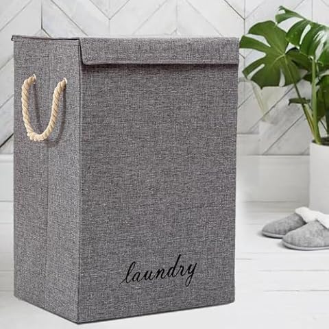 Stylish Fabric Storage Basket Hamper Cover