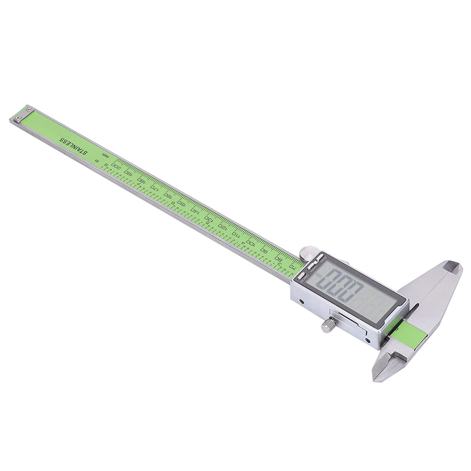 Cyfrowa suwmiarka ze stali nierdzewnej Precyzyjny elektroniczny przyrząd pomiarowy do projektów DIY i zastosowań profesjonalnych 150 mm, 200 mm, 300 mm Zakres pomiarowy (200 mm)