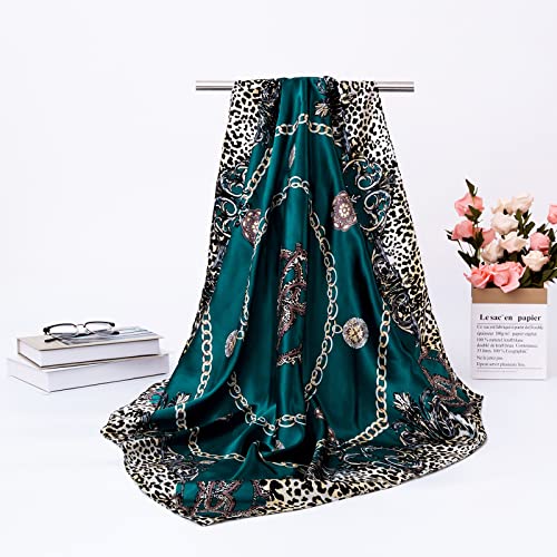 Fashion Head Scarf for Women Like Silk Satin Scarf for Hair Wrapping at Night Kerchief Square Scarf for 35 Inch4