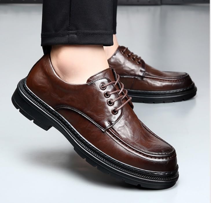 Luxury Leather Oxford Shoes for Men, Classic Business Wedding Shoes2