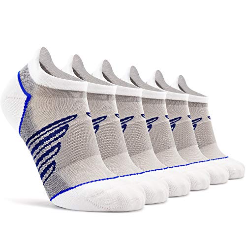 Busy Socks Ankle Running Sneaker Socks For Men And Women, Low Cut Breathable Moisture Wicking Anti-Slip Boost Performance Socks 3 Pairs (Light Grey, Large) #TOP13