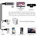 AWADUO USB C to HDMI Adapter with Charging Cable, Type c to HDMI Adapter 4K 30Hz Compatible with MacBook 2018 iPad Pro,iMac,ChromeBook Pixel,Galaxy S9 Note9 S10 Surface Book Pro- 6.6FT (6.6FT, Black)