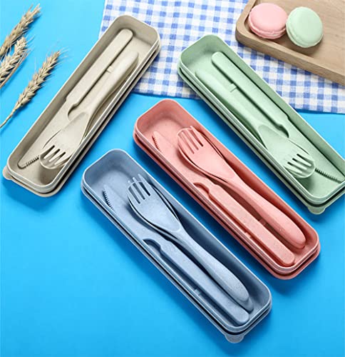 Travel Cutlery Set, 3 Pack Reusable Plastic Forks & Spoons, Portable Camping Cutlery for Adult Travel Picnic - Image 4