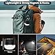 Wiederaufladbare LED Campinglampe, Camping licht Mini Tragbare Handlampe mit 4000mAh Akku, 3 Farbe, IP65 wasserdichte camping lampen, Magnet,Campingleuchte Zeltlampe für Camp, Wandern, Notfall usw.