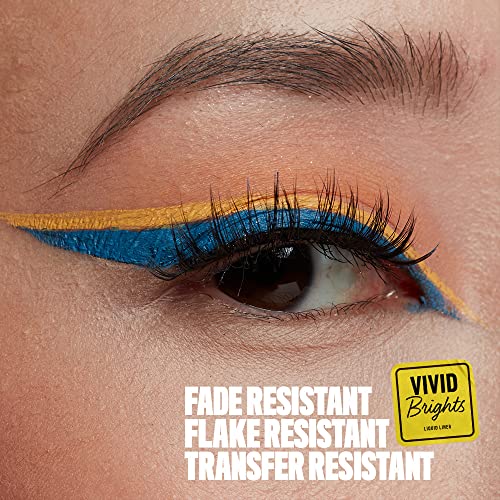 NYX PROFESSIONAL MAKEUP Vivid Brights Liquid Liner, Smear-Resistant Eyeliner with Precise Tip - Had Me At Yellow - image 2