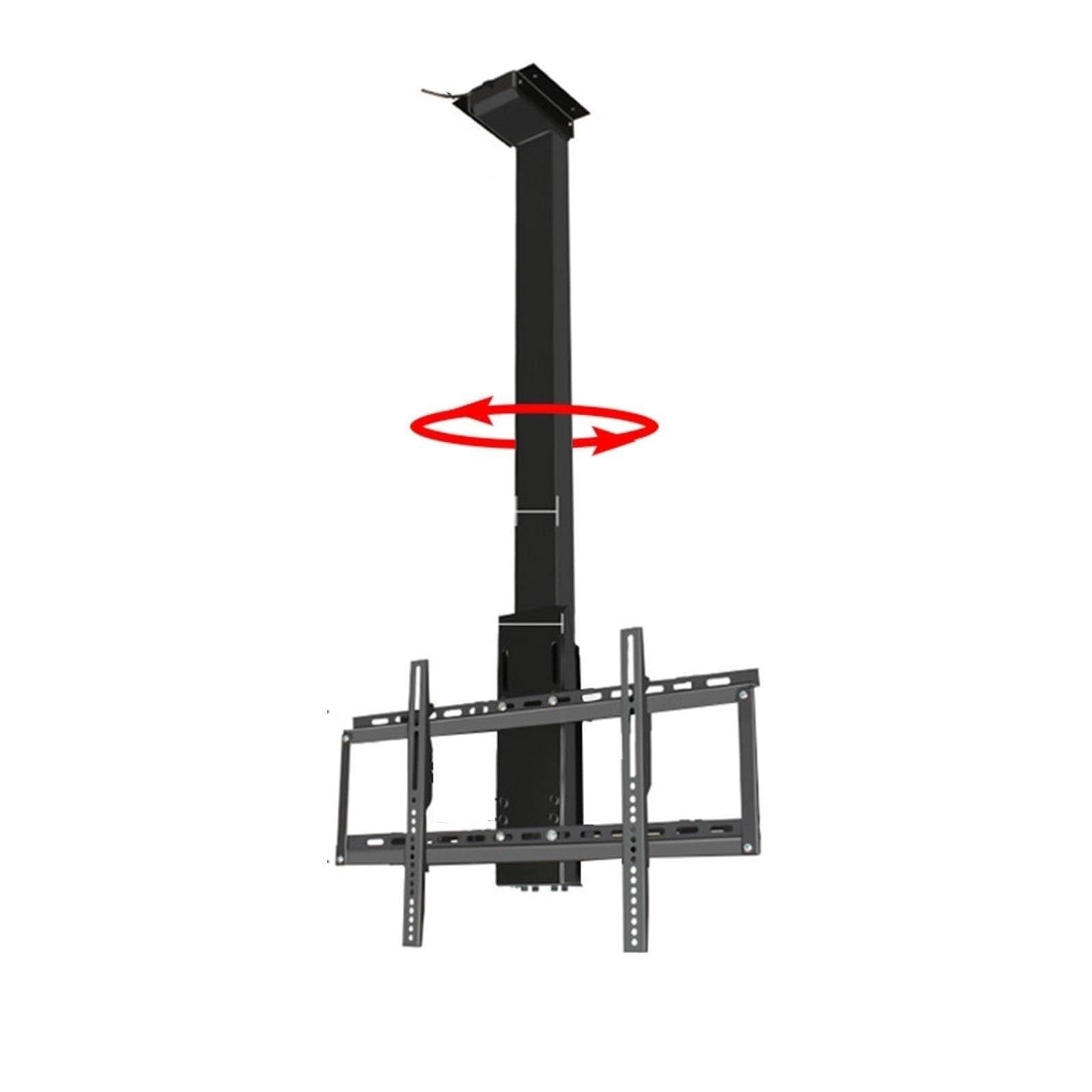 Elevador De Tv Abatible Con Rotación Manual De 360°, Soporte De Tv De Techo Motorizado, Elevador De Tv Eléctrico Telescópico Con Elevación Automática, Soporte De Tv Motorizado Con Control Remoto, Com