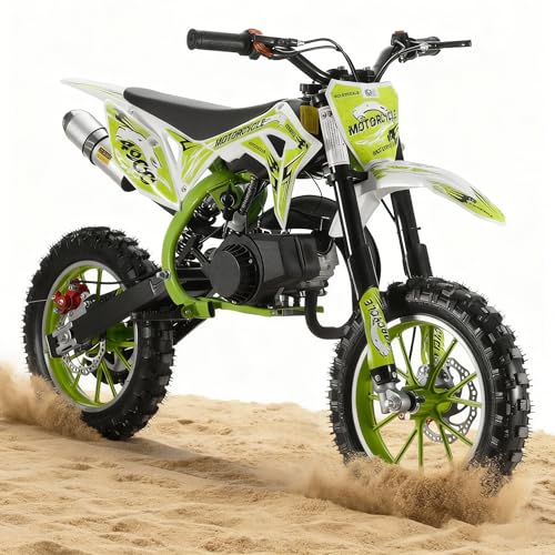 pofluany 50cc Kids Dirt Bike, Gas Dirt Bike Max...