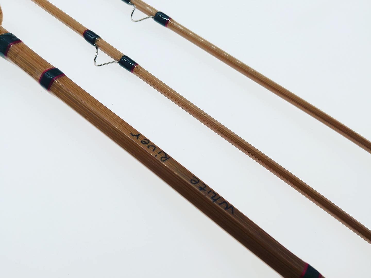 CANNES À PÊCHE ancienne en bambou Browning Canne brochet + canne mouche + étui EUR 150,00