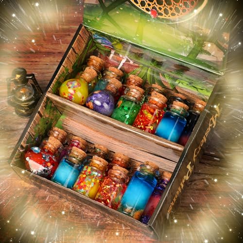 DECOHOME Kreative Geschenk für Kinder, 20 Zaubermischung Zauberer Zaubertrank Flaschen, Handwerk Spielzeug Kreative Weihnachten Geburtstag Geschenke für Jungen & Mädchen Alter 6 7 8 9 10+