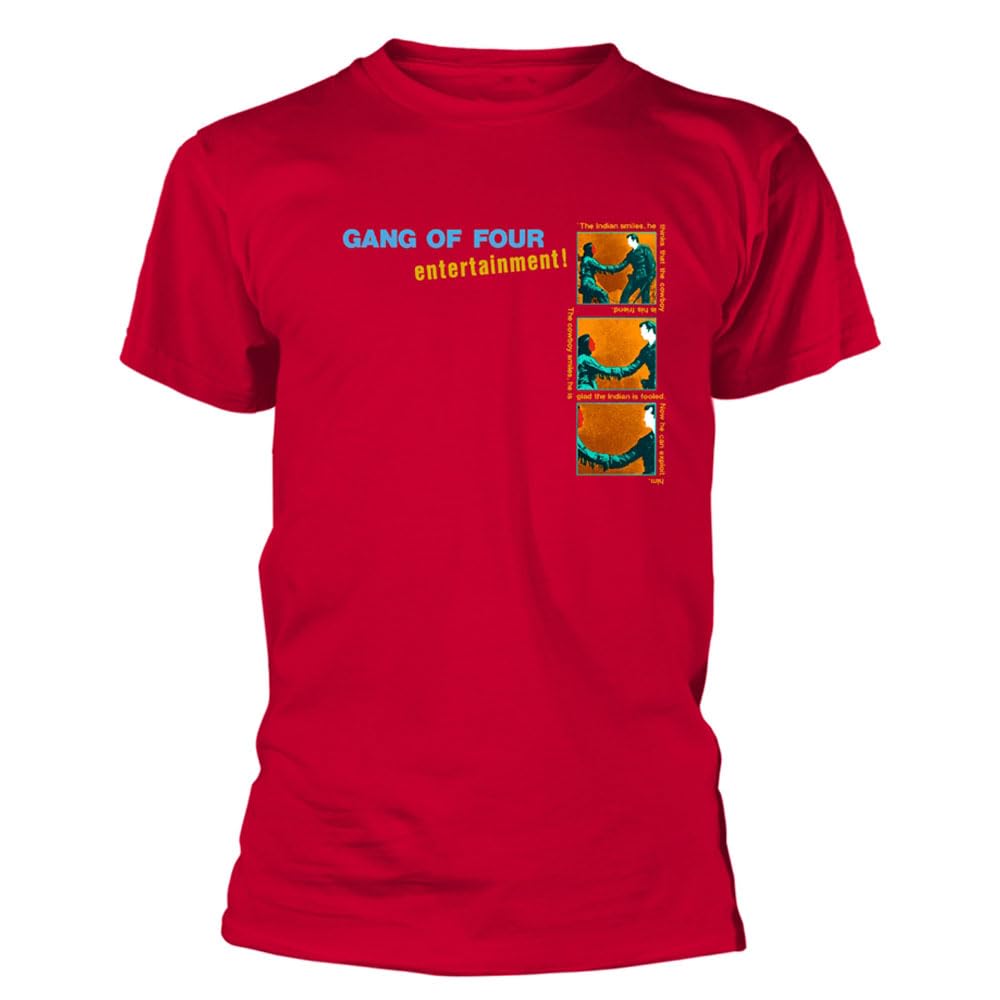 GANG OF FOUR ENTERTAINMENT T-Shirt Large RED