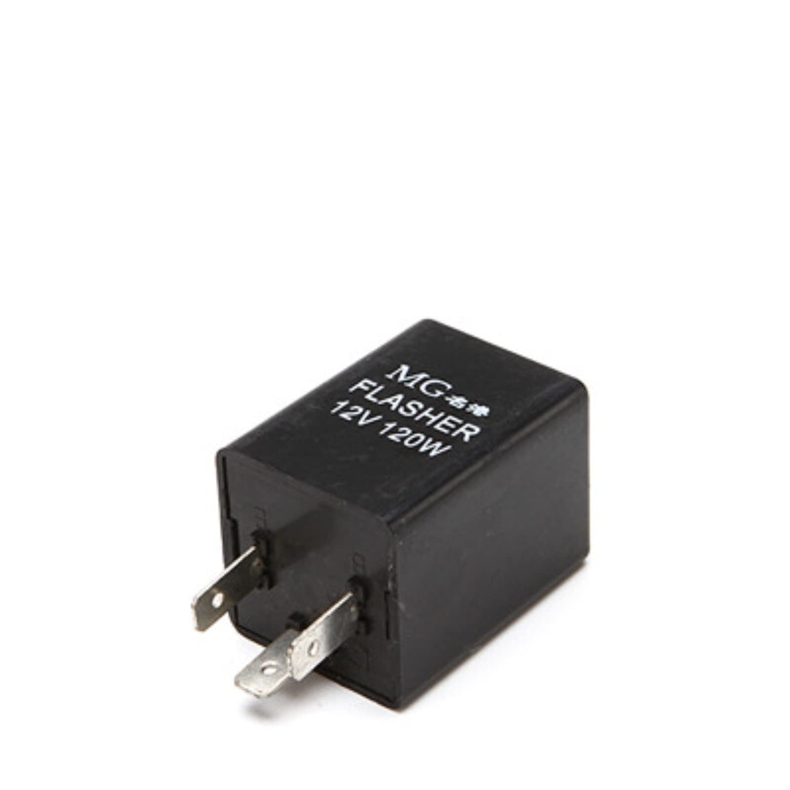 1 szt. Samochód i motocykl LED inteligentny układ kierowniczy trójnogowy elektroniczny błyskacz inteligentny przekaźnik 12 V 24 V 30 A 120 W (rozmiar: 12 V)