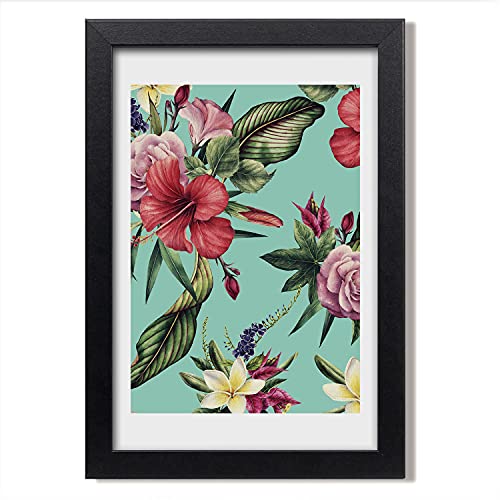 Cadre MDF Tulup 20x30 cm de style hawaïen pour photo et affiche