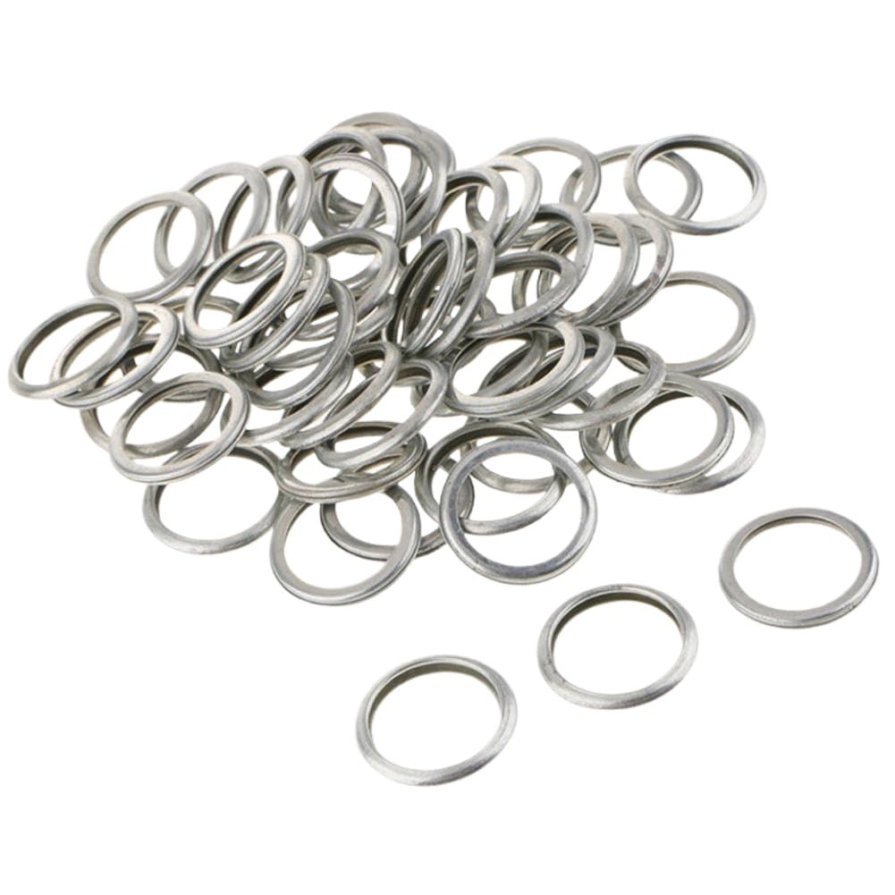 Jeu de 100 joints de rondelle d'écrasement de bouchon de vidange d'huile, compatibles avec les modèles 2011 22 16mm 803916010