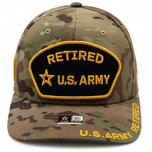 Image of US Army Veteran Hat for Men - Officially Licensed Military Baseball Cap, Gift for Veterans