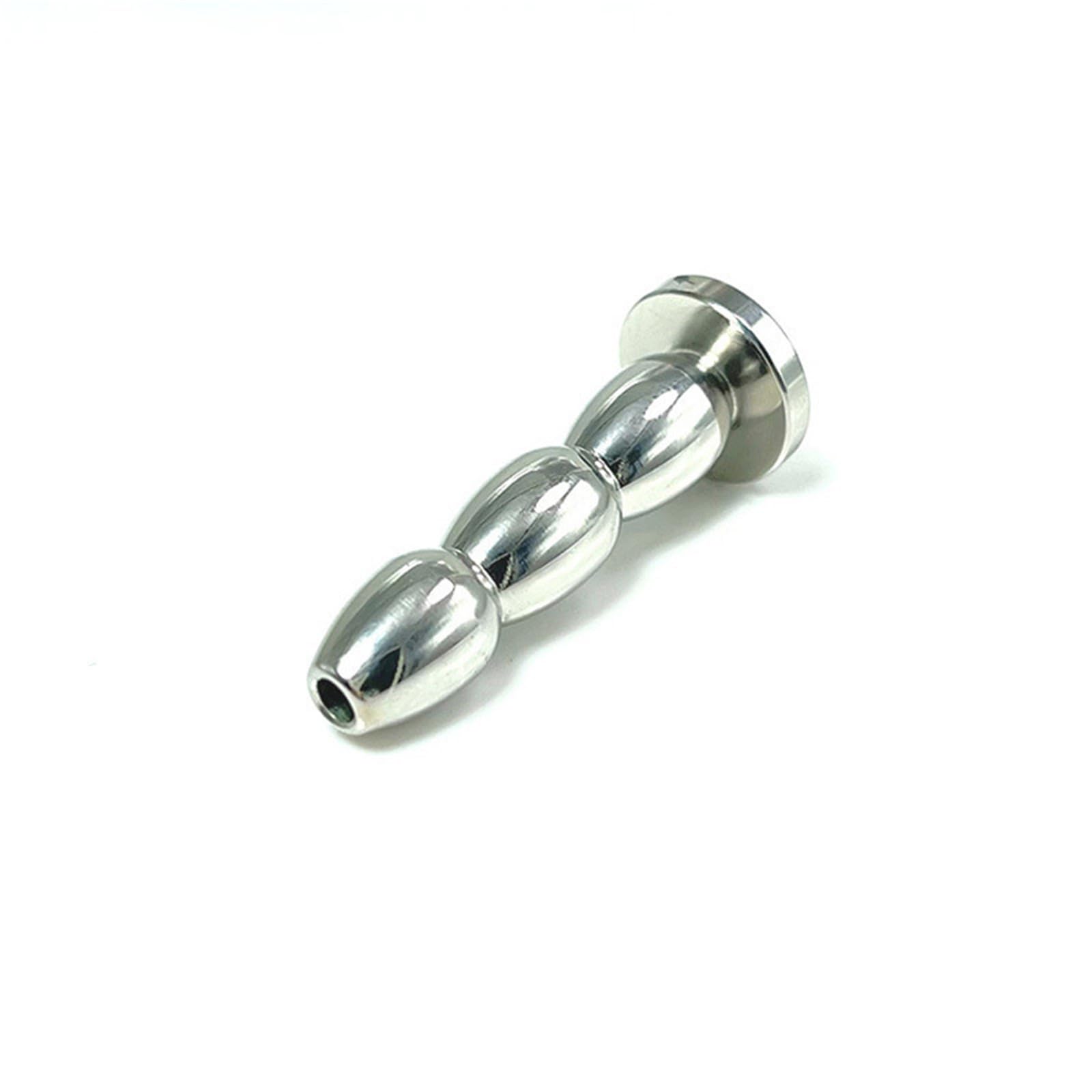 Smooth Metal Hollow Mens Urethral Dilator Catheterization Masturbation Toy Sex Toys 9mm