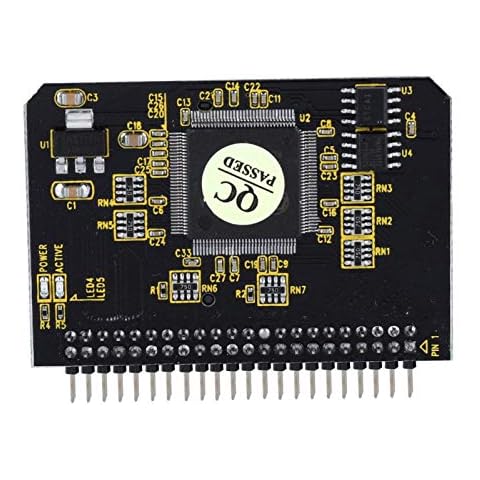 SD to IDE Adapter,44Pin Male Adapter,SD/SDHC/SDXC/MMC/TF/Micro SD,Support 8-64GB SD Card,Support DMA and ULTRA DMA Mode for DOS/NT4/WINDOWS98SE/ME/2000/XP/IOS Cover