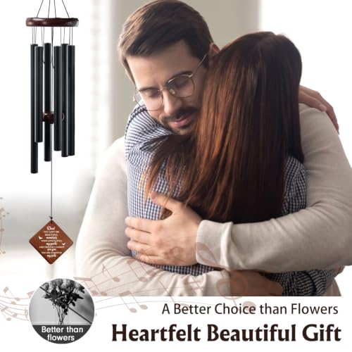 Image of Memorial Sympathy Gifts for Loss of Dad, 36 inch Memorial Wind Chimes for Loss of Father Sympathy Gift, Bereavement Gifts for Loss of Father, Windchimes in Memory of Dad, for Garden, Patio Decoration