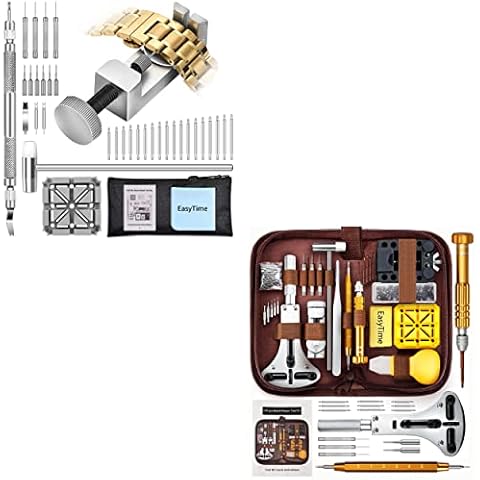 Watch Link Removal Tool Kit, Watch Band Tool Kit, EasyTime Watch Repair Kit, 149 pcs Watch Adjustment Tool Kit, Watch Band Tool Kit, Watch Battery Replacement Tool Kit Cover