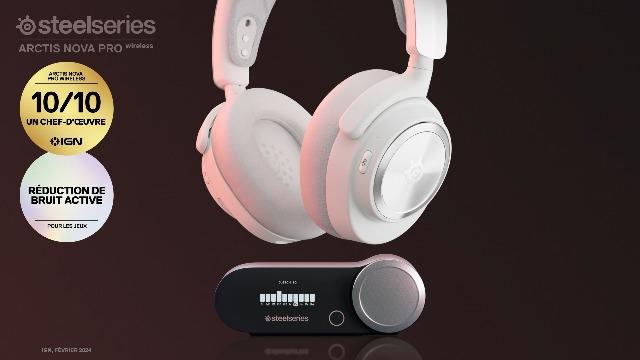 SteelSeries Arctis Nova Pro Wireless White - Multi-System Gaming