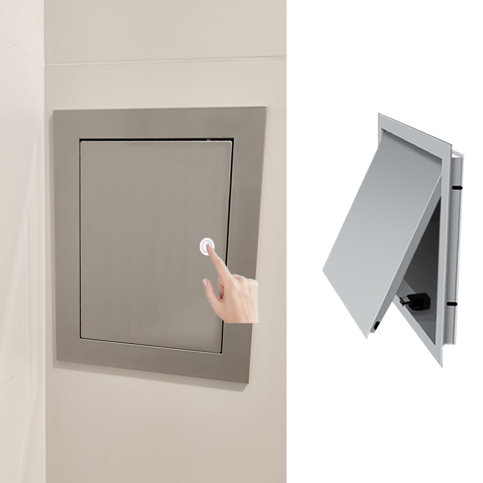 Panneau d'accès aluminium pour inspecter vos cloisons sèches sans abîmer le mur