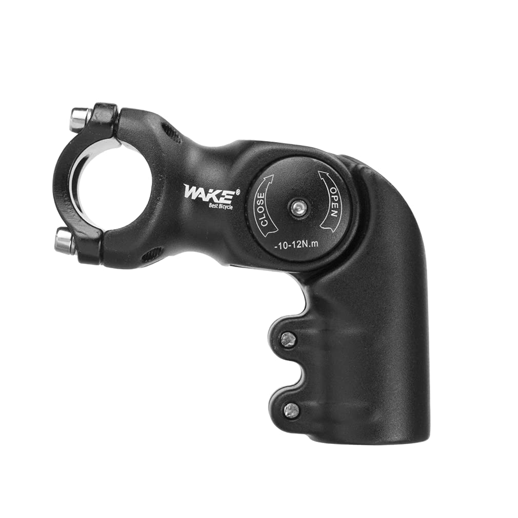 Attacco Manubrio WOODman Rockster 25.4 – 1 1/8" Threadless, Aluminium Black Per BMX E MTB